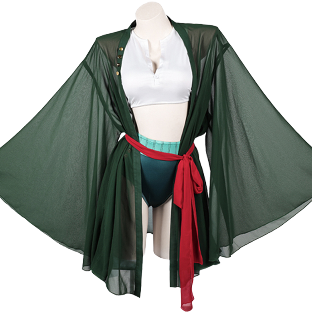 Anime Zoro Cosplay Female - Korsan Bayan Roronoa Zoro Mayo Cosplay