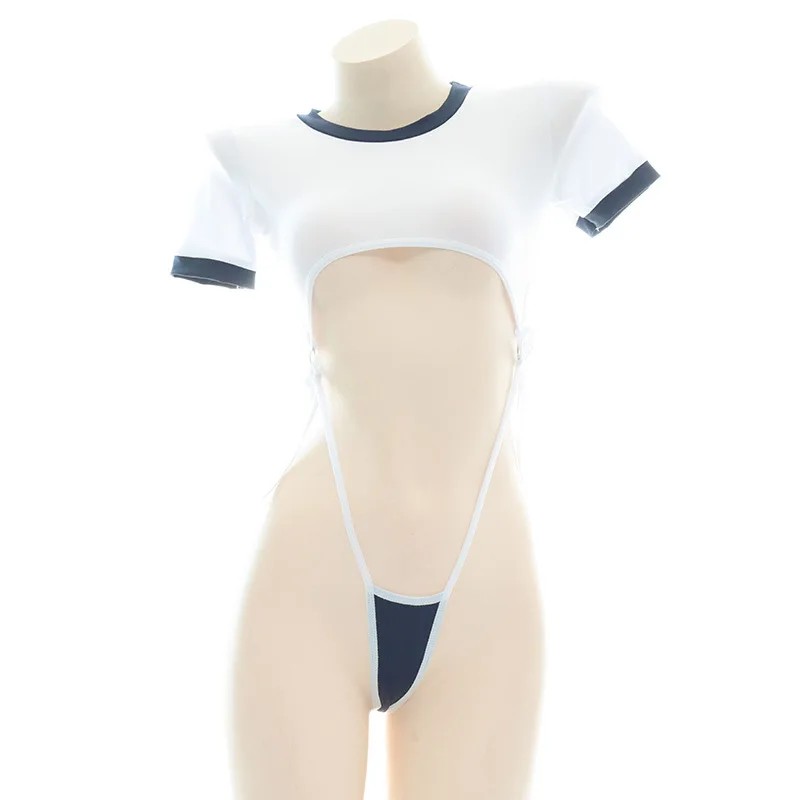Cosplay Anime Women - Sevimli bodysuit seksi iç çamaşırı oyuklu