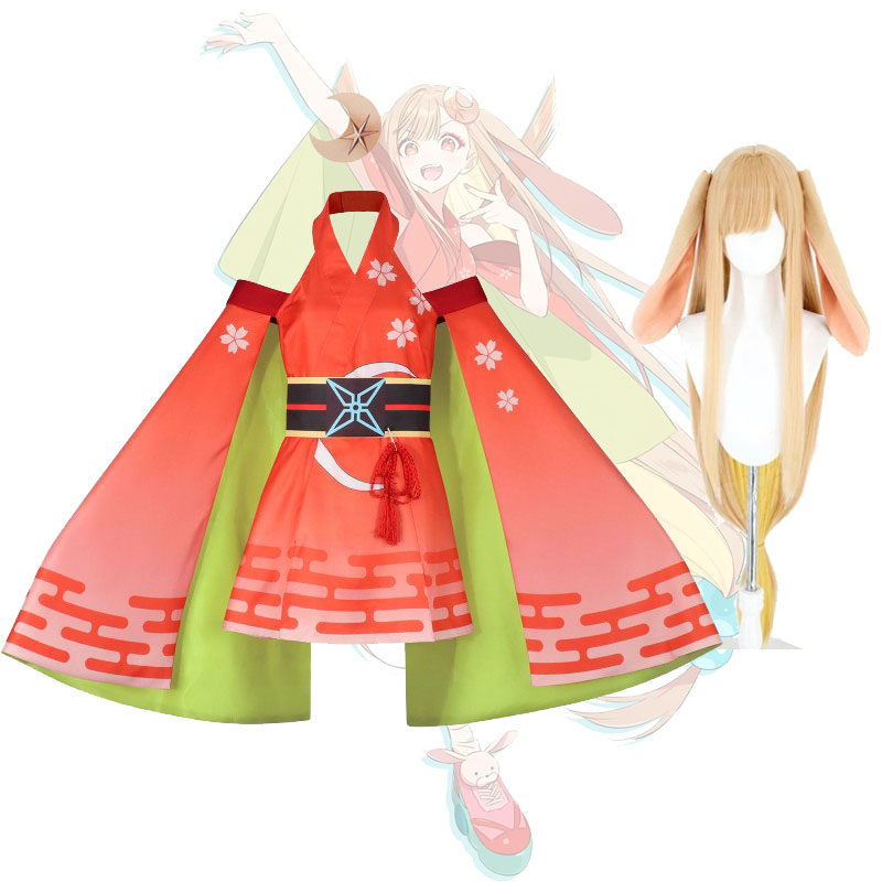 Anime Cosplay Kimono - 2026 Kozmik Kaguya Cosplay Kimono Seti