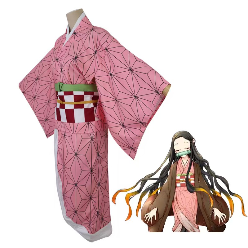Anime Cosplay Nz - Demon Slayer Nezuko Kamado Cosplay Kostümü