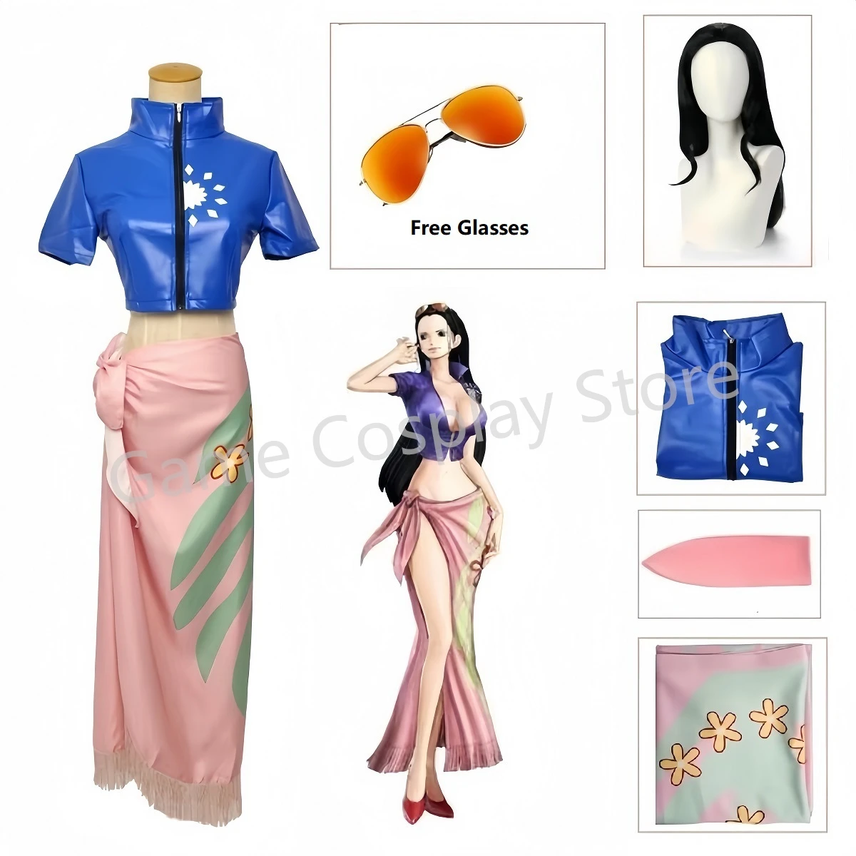 Anime Cosplay Yor - Nico Robin Cosplay kostüm kıyafetler Anime
