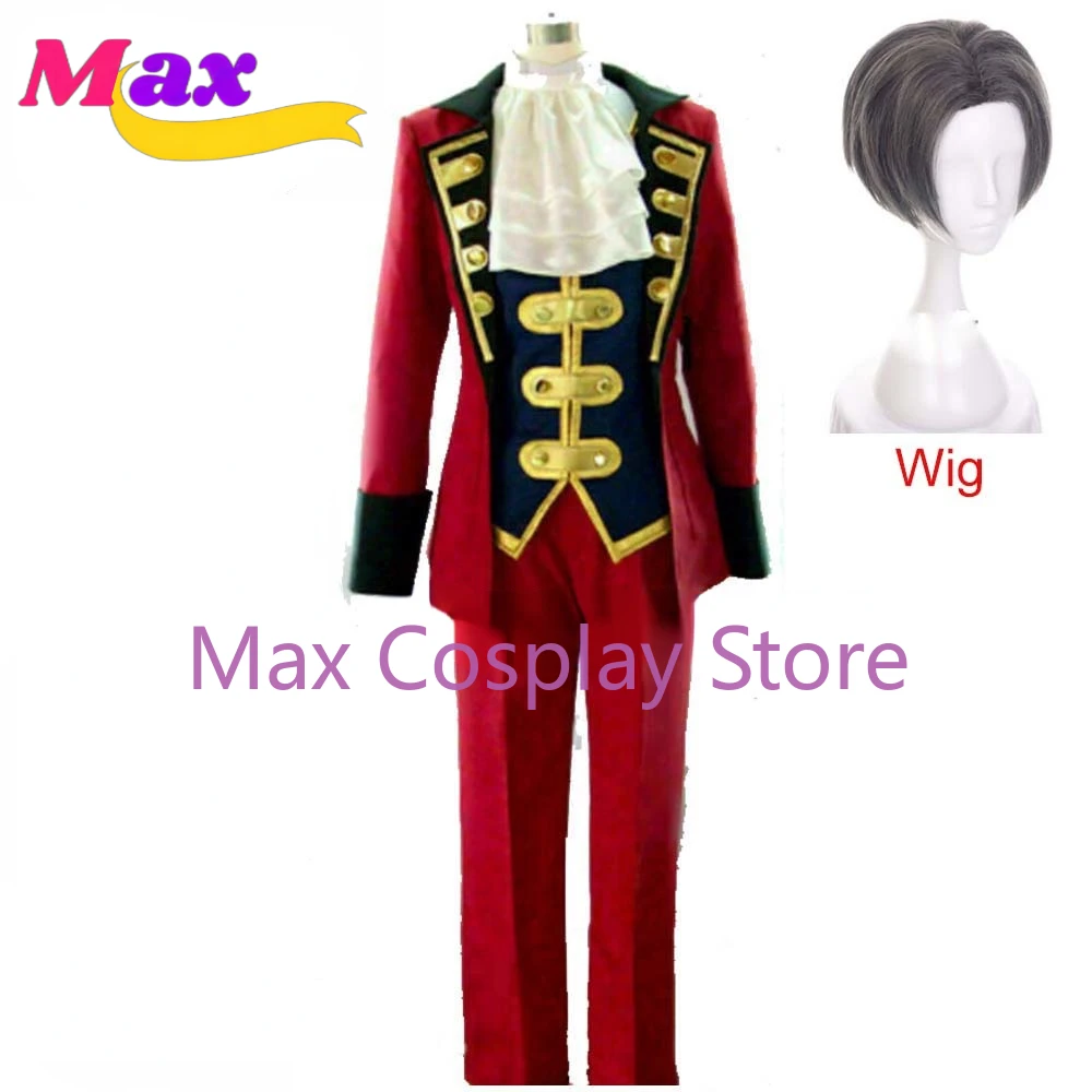 Anime Cosplay Nz - Max Miles Edgeworth Cosplay Kostüm Özelleştirilmiş
