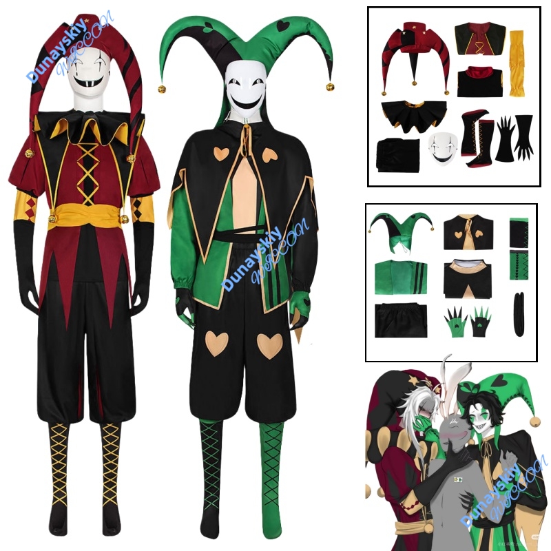 Anime And Cosplay Expo 2025 - Erkekler için Freak Sirk Palyaçosu Cosplay