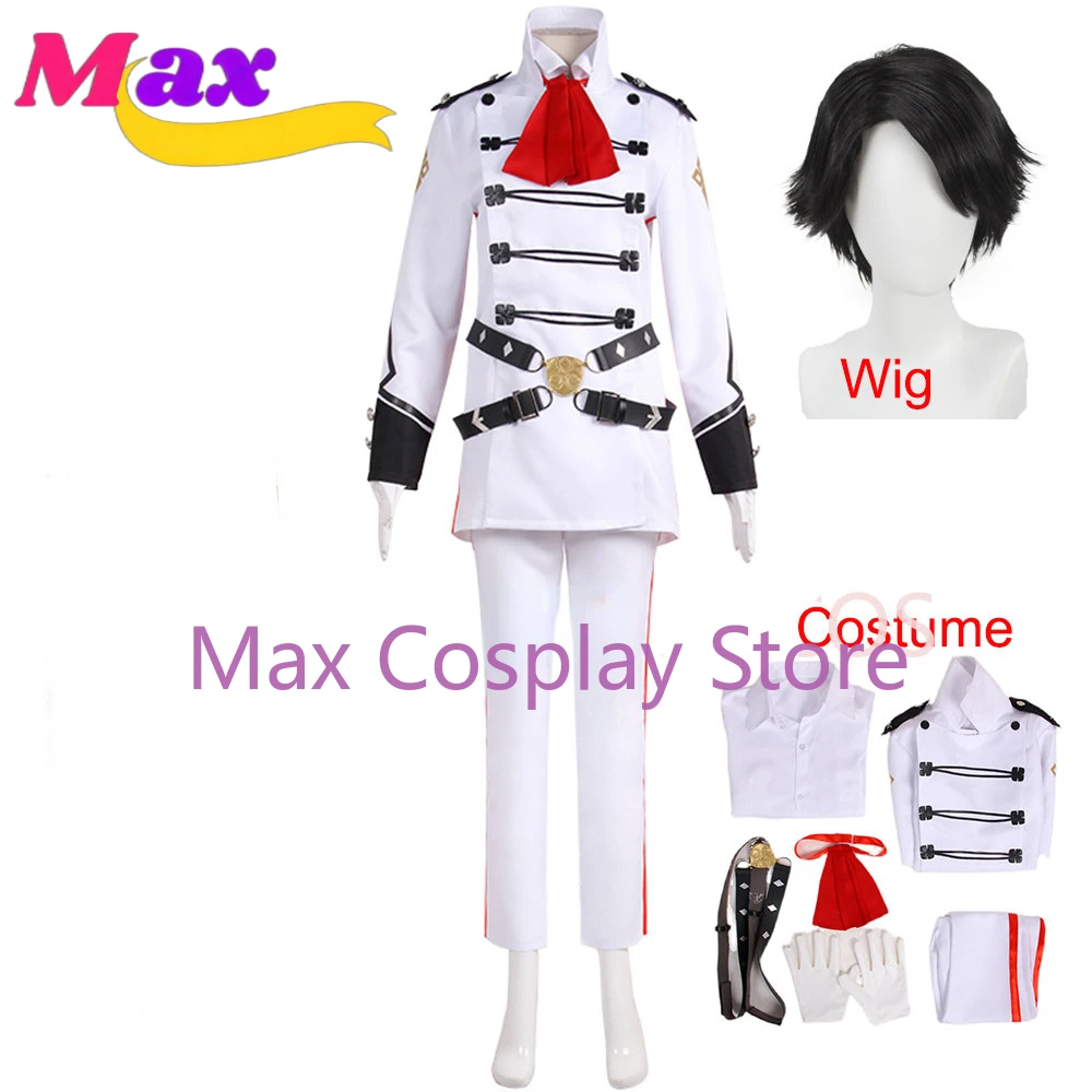 Anime Cosplay Nz - Max Kazuma Asogi Kazuma Beyaz Takım