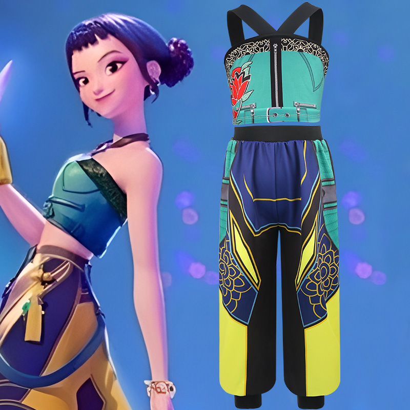 Anime Cosplay Dance - Kore Pop Çocuklar Cosplay Kostüm Kız