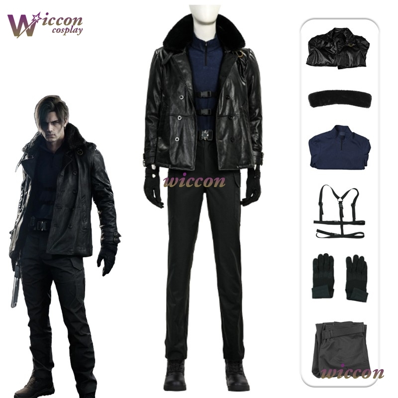 Cosplay Anime Women - Kosplay Requiem Resident Evil Leon·S·kennedy Cosplay