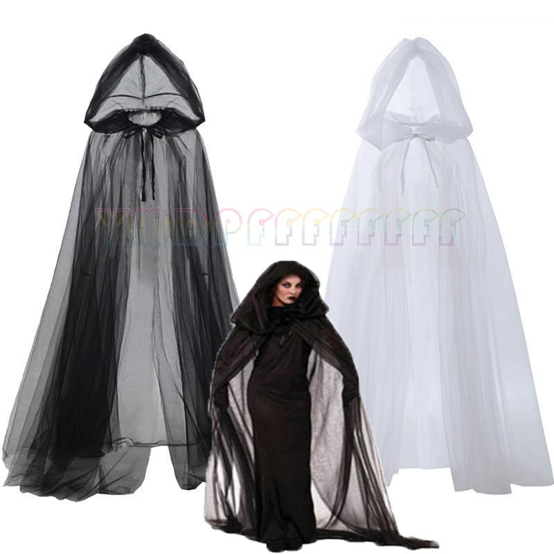 Anime Cosplay Dance - Cadılar Bayramı cosplay hayalet rolü kapüşonlu