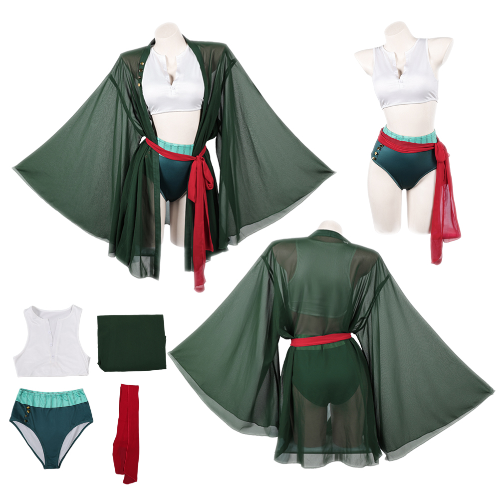 Anime Zoro Cosplay Female - Anime Korsan Roronoa Cosplay Zoro Koyu