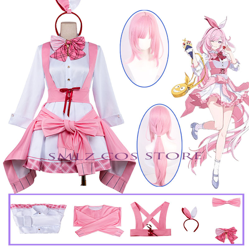 Anime Cosplay Pink - Honkai Impact 3 Elysia Cosplay Kostüm