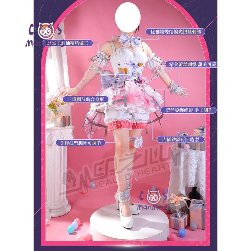 Akiyama Mizuki Amia mzk Anime  - Anime Cosplay Pink incelemesi ve fiyatı