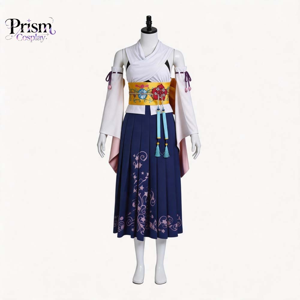 Final Fantasy Ten Yuna Çağrıda - Anime Cosplay Kimono incelemesi ve fiyatı