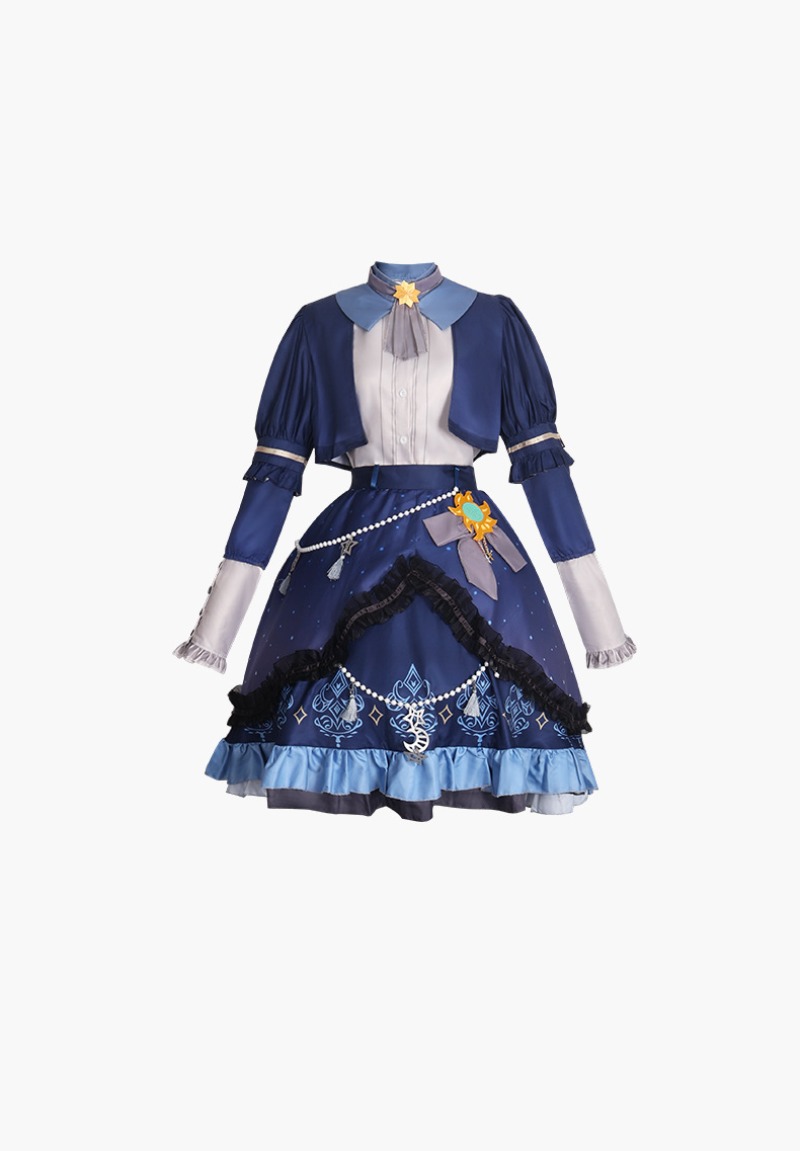 2025 PJSK Yıldız Renkli Elbise - Cosplay Anime Women incelemesi ve fiyatı