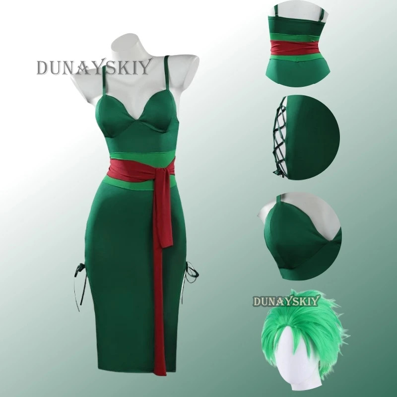 Anime Roronoa Zoro Cosplay Kos - Anime Zoro Cosplay Female incelemesi ve fiyatı