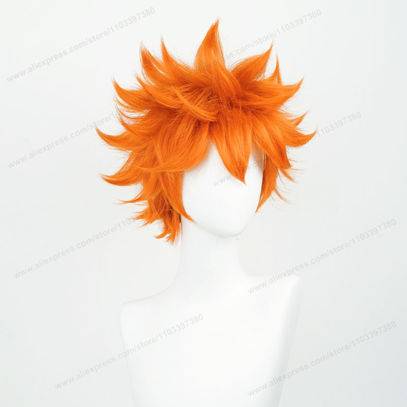 Hinata Shoyo Cosplay Peruk 26  - Anime Cosplay Orange Hair incelemesi ve fiyatı