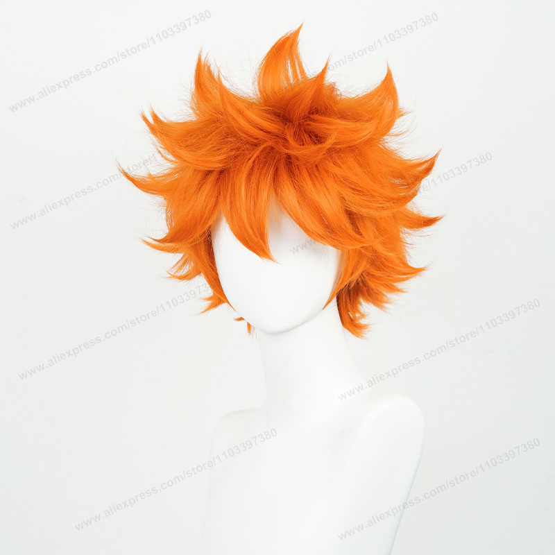 Hinata Shoyo Cosplay Peruk 26  - Anime Cosplay Orange Hair incelemesi ve fiyatı