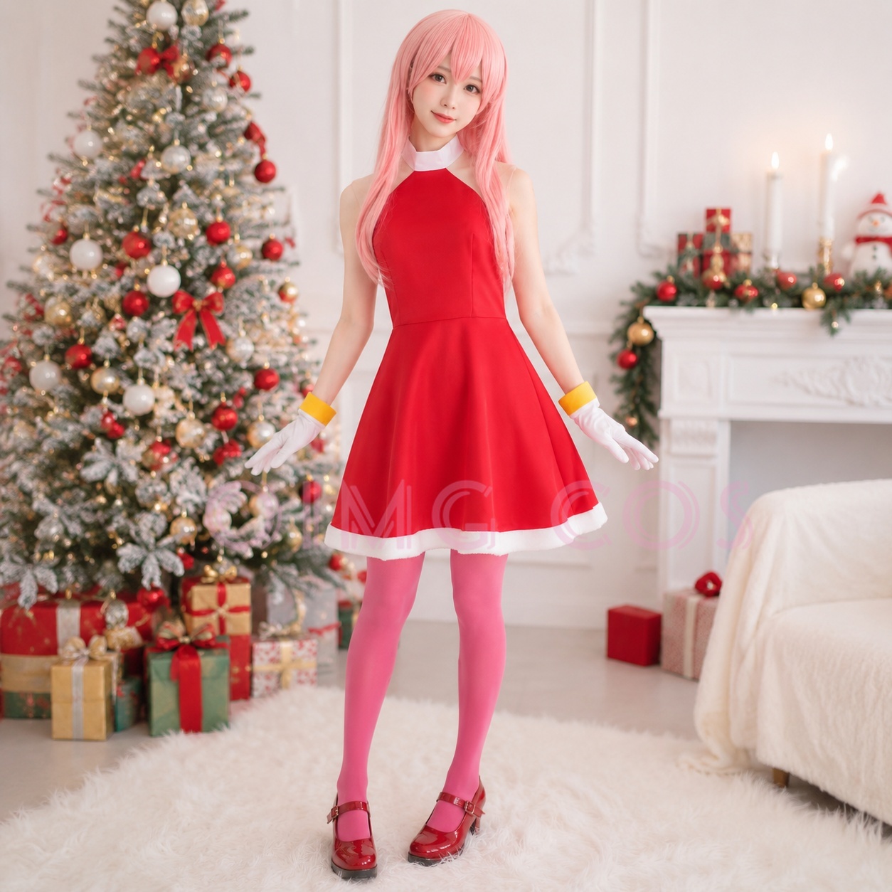 Amy Rose Cosplay Kostüm Yetişk - Anime Cosplay Ladies incelemesi ve fiyatı