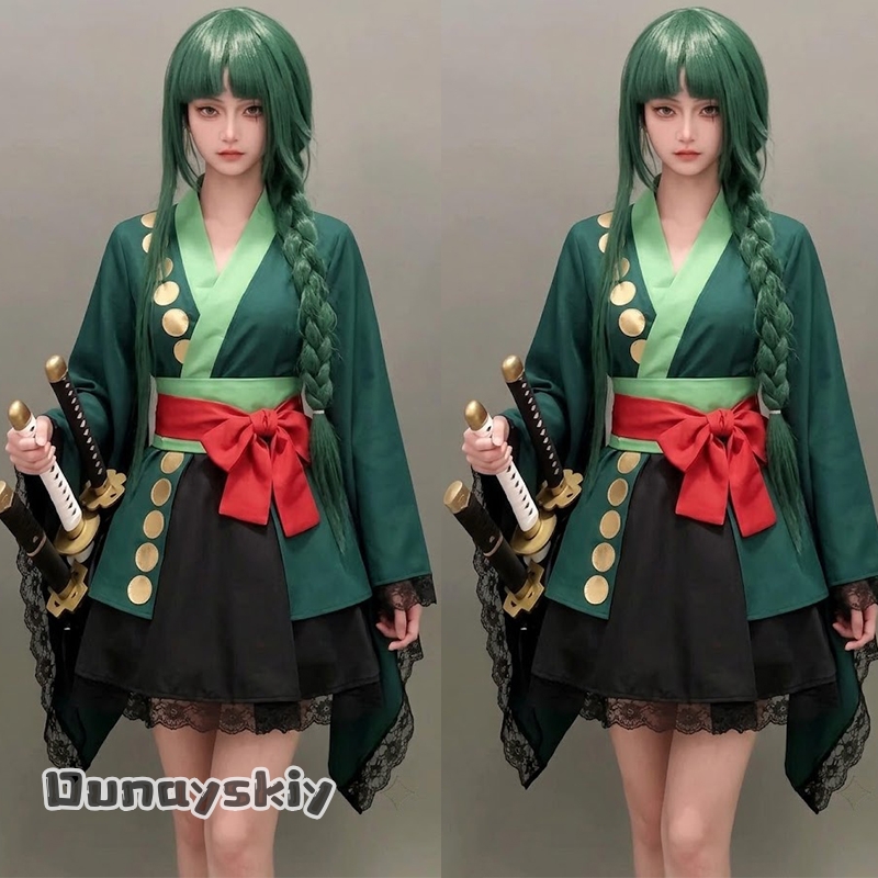 Anime Roronoa Zoro Cosplay Kos - Anime Zoro Cosplay Female incelemesi ve fiyatı