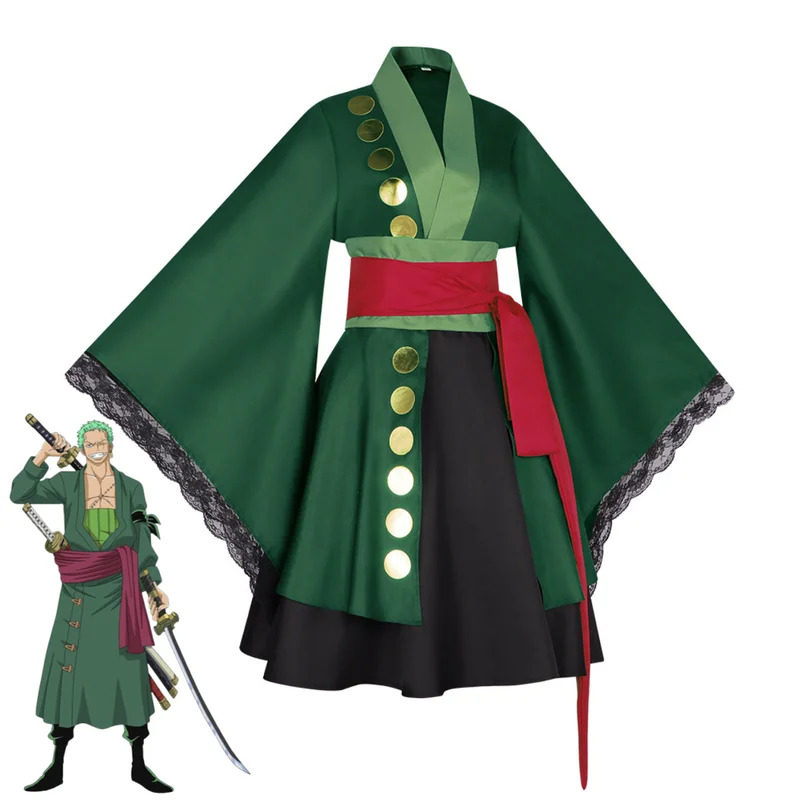Anime Roronoa Zoro Cosplay Kos - Anime Zoro Cosplay Female incelemesi ve fiyatı