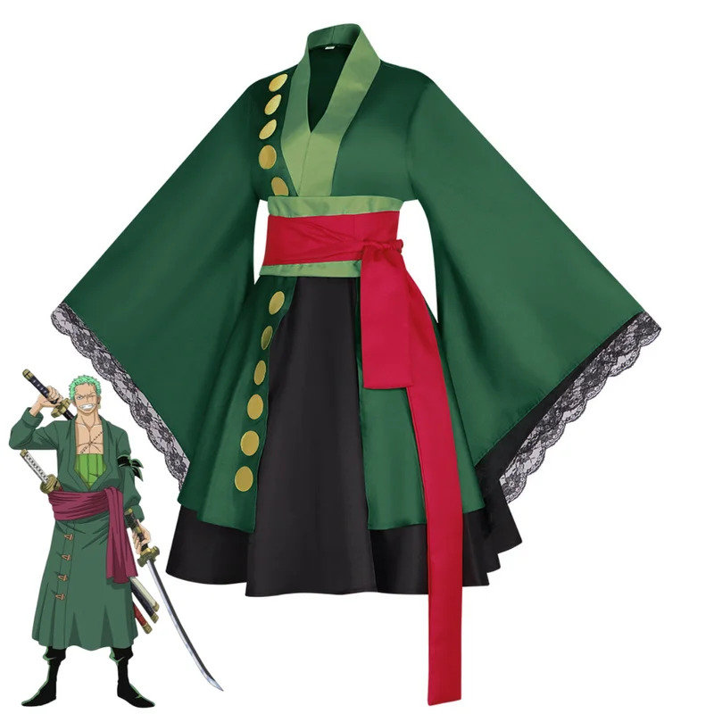2025 aaa Anime Roronoa Zoro Co - Anime Zoro Cosplay Female incelemesi ve fiyatı