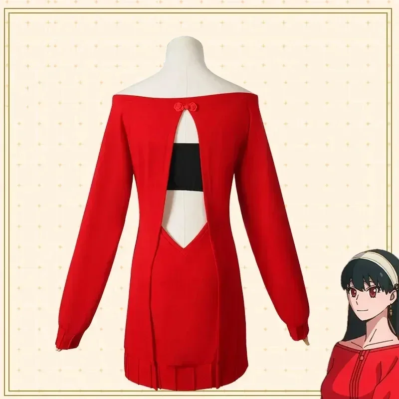 Yor Forger Cosplay Uzun Kırmız - Anime Cosplay Yor incelemesi ve fiyatı