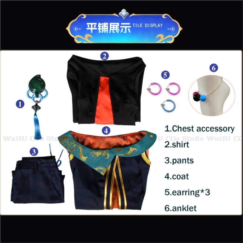 Oyun Lol vizyoner Hwei erkekle - Anime Cosplay Yor incelemesi ve fiyatı