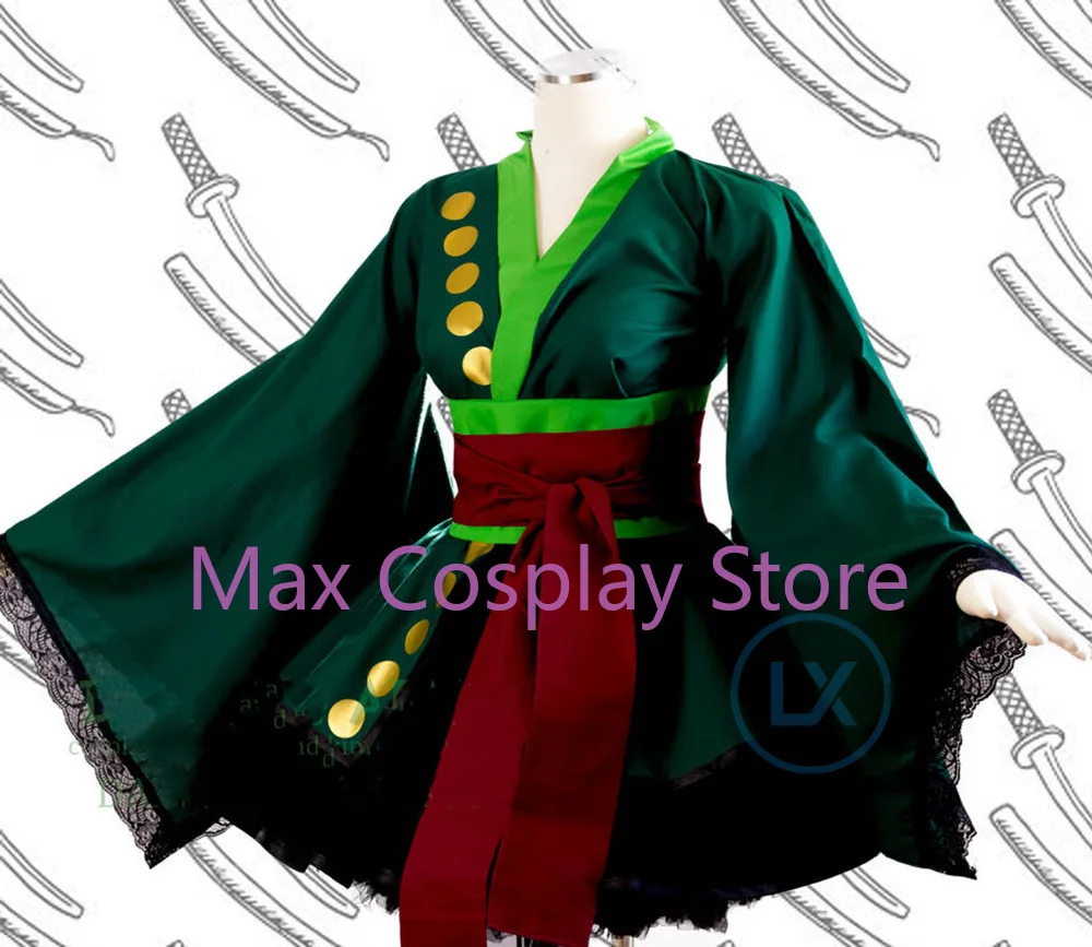 Max Anime Cosplay Kostüm Zoro  - Anime Zoro Cosplay Female incelemesi ve fiyatı