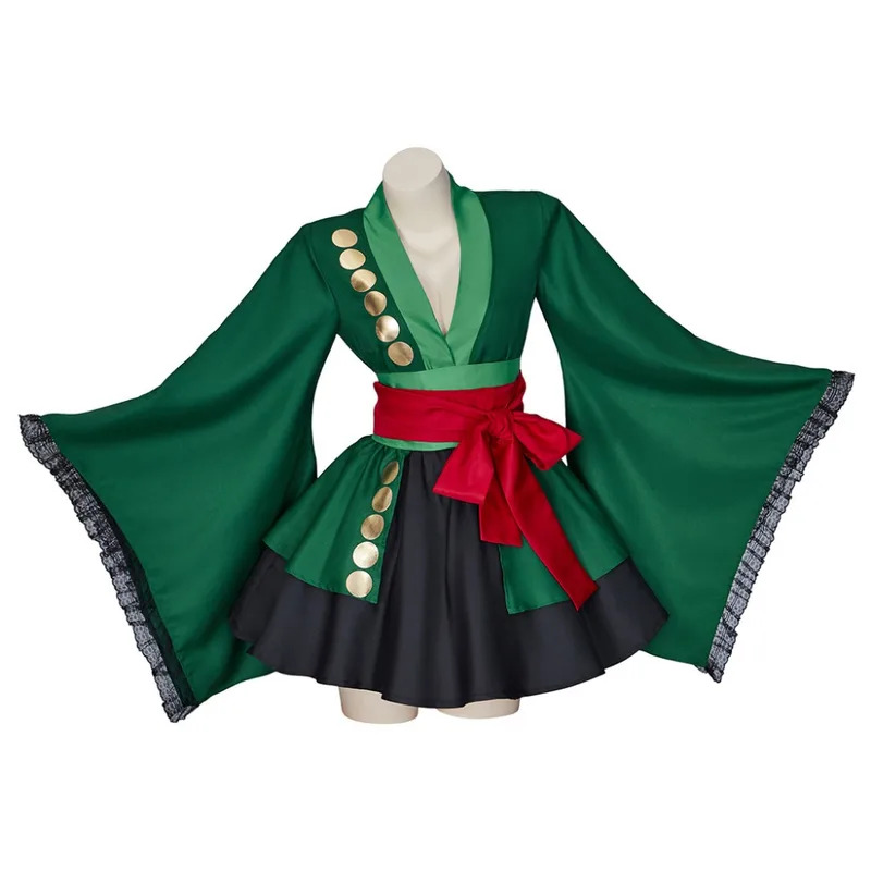 Roronoa Zoro Kadın Cosplay Kos - Anime Zoro Cosplay Female incelemesi ve fiyatı