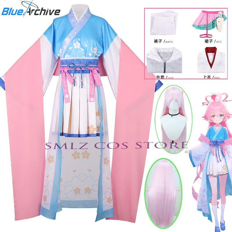 Oyun Mavi Arşiv Takanashi Hosh - Anime Cosplay Pink incelemesi ve fiyatı