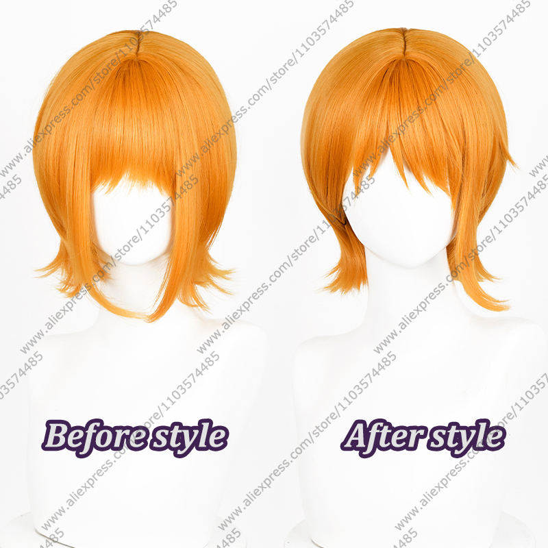 Anime Nami Cosplay Peruk 30 cm - Anime Cosplay Orange Hair incelemesi ve fiyatı